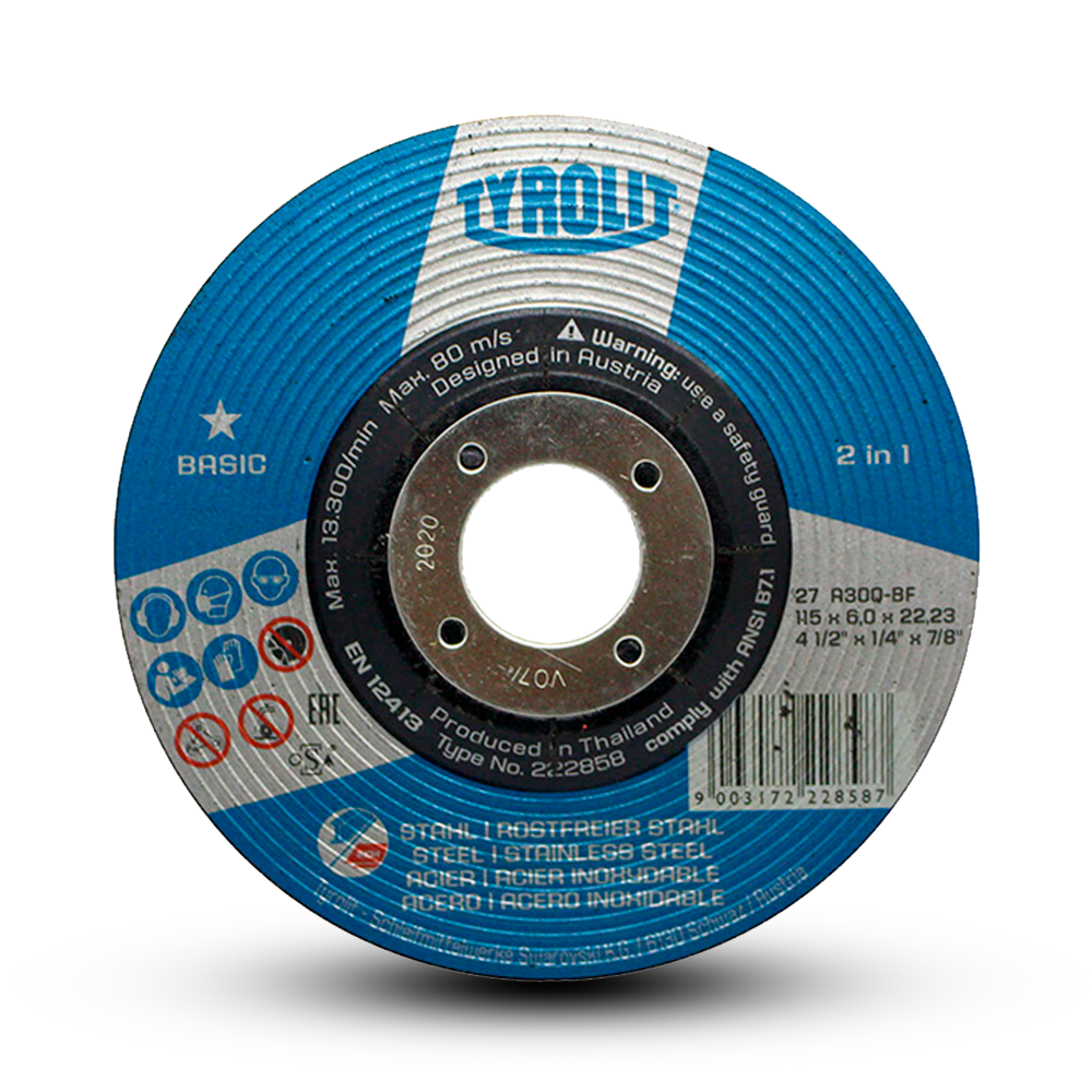 Disco de Corte BC A60Q-BF 115 X 1,0 X 22,23